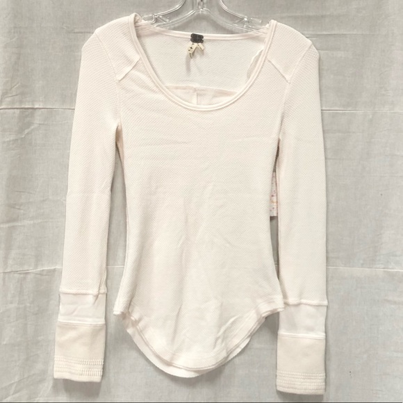 NWT Free People Newbie Sunnie Valley Cuff Thermal - Picture 2 of 8